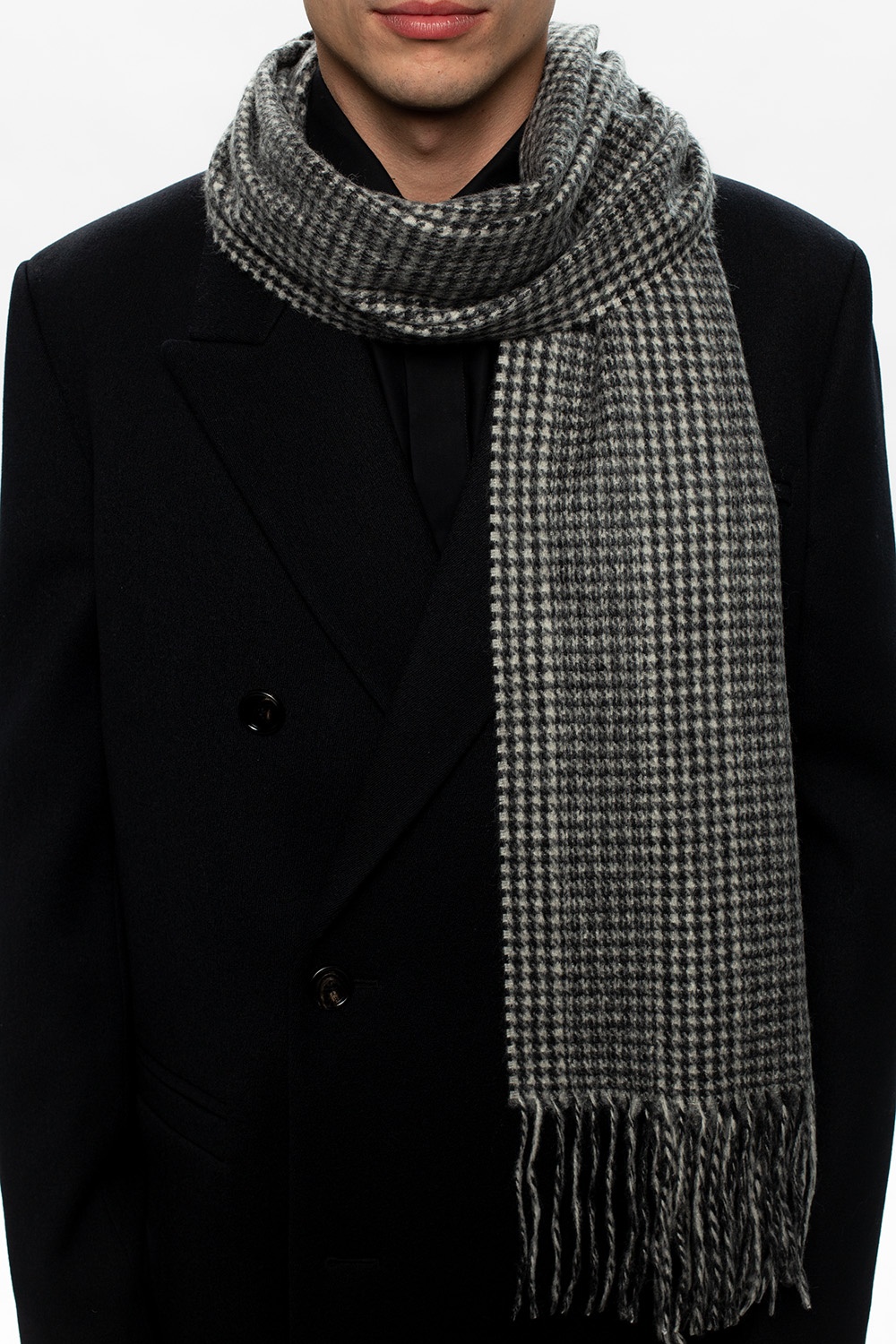 Saint Laurent Patterned scarf